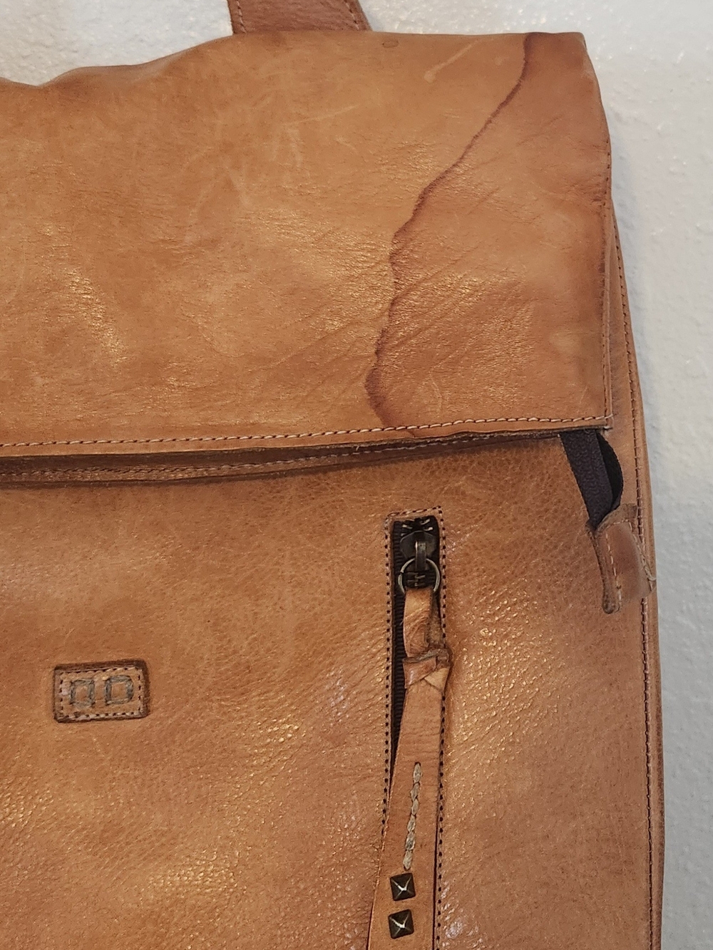 Authentic Bed Stu "Howie" Convertible Leather Backpack – Tan Rustic - Picture 3 of 10